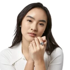 Pretty Tough Bold Heart Ring 9 Pretty Tough Bold Heart Ring -Style Haven Shop pretty tough bold heart ring silver 3