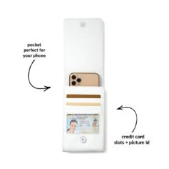 Pretty Tough Phone Organizer -Style Haven Shop pretty tough phone organizer white 1