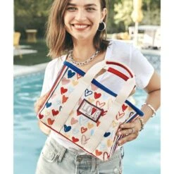 Red White And You Mini Tote -Style Haven Shop red white and you mini tote multi 5