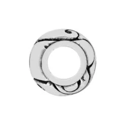 Scroll Forward Bead -Style Haven Shop scroll forward bead silver 1 40f52326 5242 4e4d 8f75 4b2a3a65a1e4