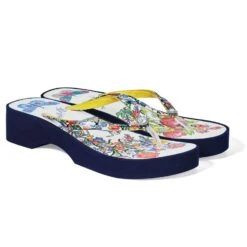 Sunny Wedge Flip Flops -Style Haven Shop sunny wedge flip flops multi 1