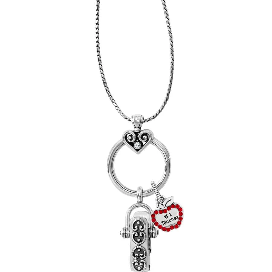 Teacher Heart Alcazar Charm Badge Clip Gift Set 3 Teacher Heart Alcazar Charm Badge Clip Gift Set