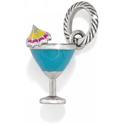 Tiki Drink Charm 13 Tiki Drink Charm -Style Haven Shop tiki drink charm silver blue 2