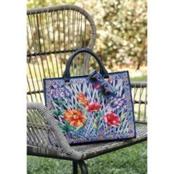 Trellis Blooms Campbell Tote 11 Trellis Blooms Campbell Tote -Style Haven Shop trellis blooms campbell tote multi 4