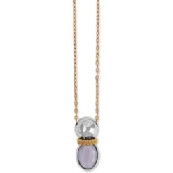 Venus Necklace -Style Haven Shop venus necklace gold lilac 0